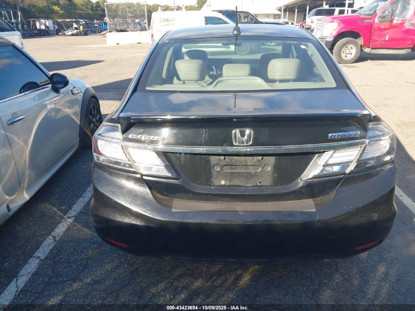 2014 Honda Civic Hybrid VIN: 19XFB4F35EE201274 Lot: 43423694