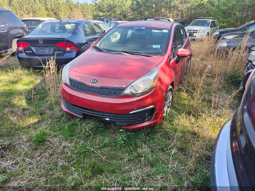 KNADM4A34H6016326 2017 KIA RIO photo no. 2