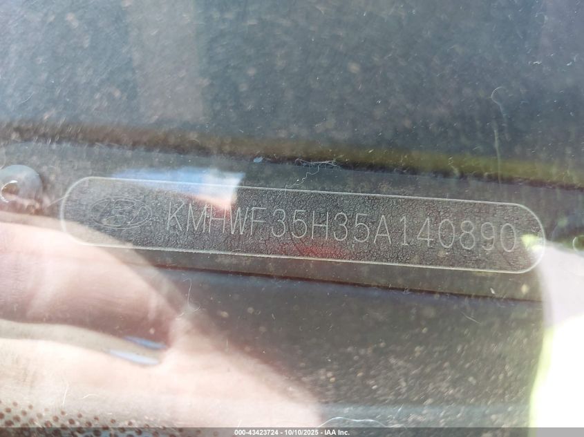 2005 Hyundai Sonata Gls/Lx VIN: KMHWF35H35A140890 Lot: 43423724