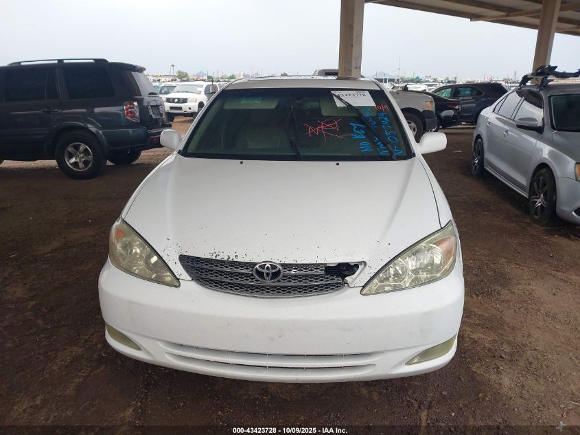2003 Toyota Camry Xle V6 VIN: 4T1BF30K13U057424 Lot: 43423728