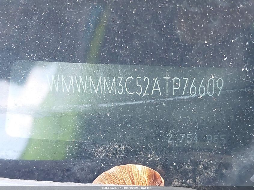 2010 Mini Cooper S Clubman VIN: WMWMM3C52ATP76609 Lot: 43423767