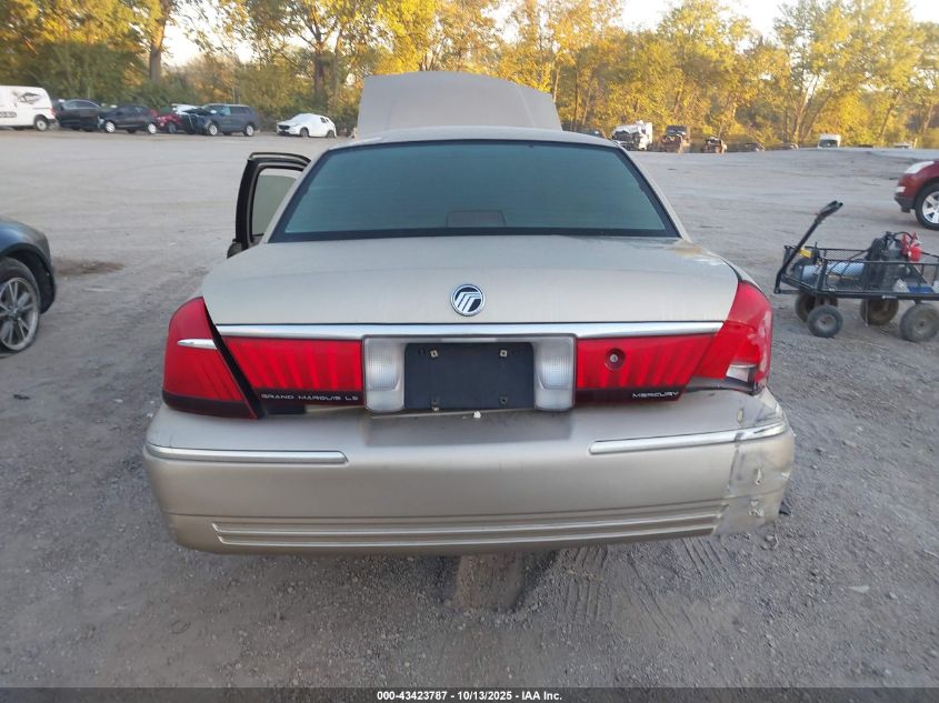 2000 Mercury Grand Marquis Ls VIN: 2MEFM75W2YX619702 Lot: 43423787