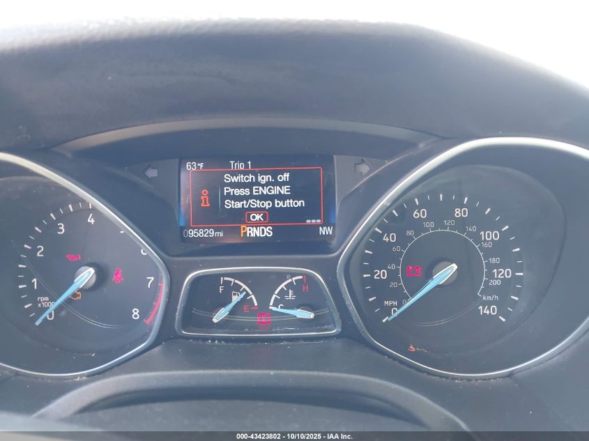 2015 Ford Focus Titanium VIN: 1FADP3N25FL321103 Lot: 43423802