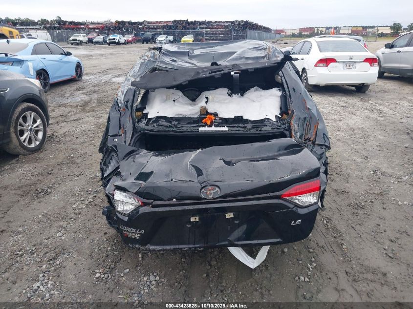 2022 Toyota Corolla Le VIN: 5YFEPMAE3NP384159 Lot: 43423828