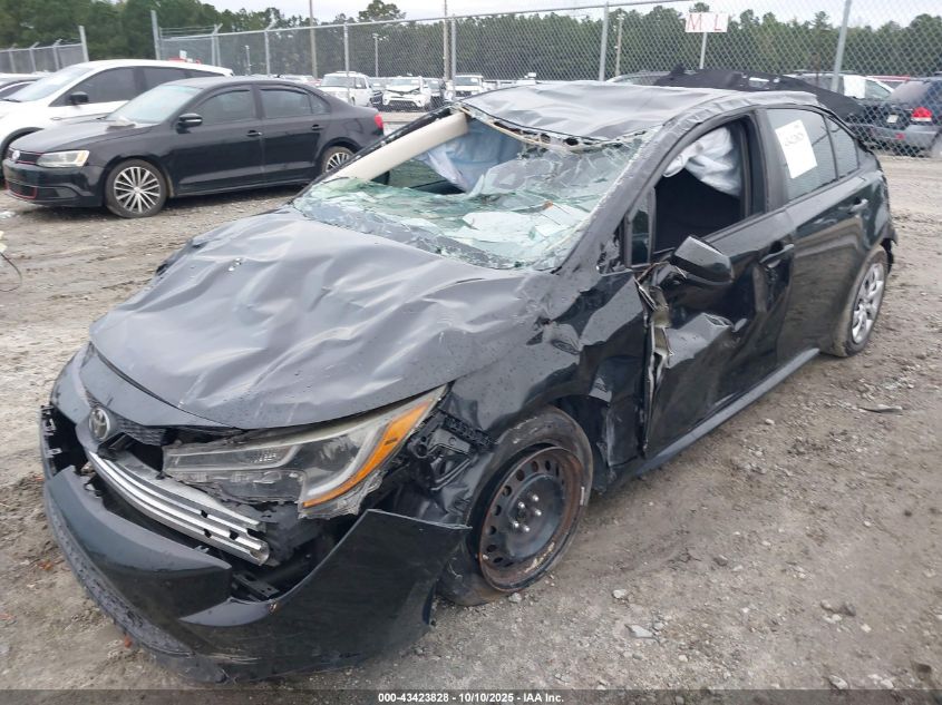 2022 Toyota Corolla Le VIN: 5YFEPMAE3NP384159 Lot: 43423828