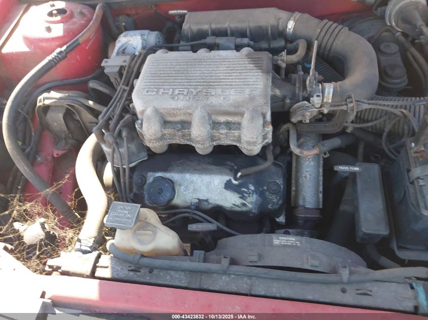 1991 Chrysler Lebaron VIN: 1C3XJ4539MG144198 Lot: 43423832