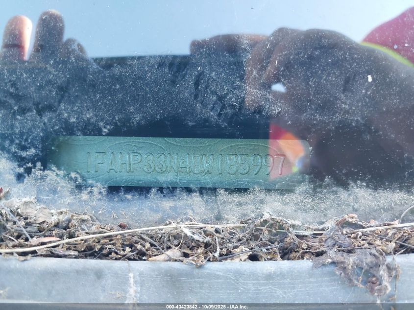 2008 Ford Focus Se/Ses VIN: 1FAHP33N48W185997 Lot: 43423842