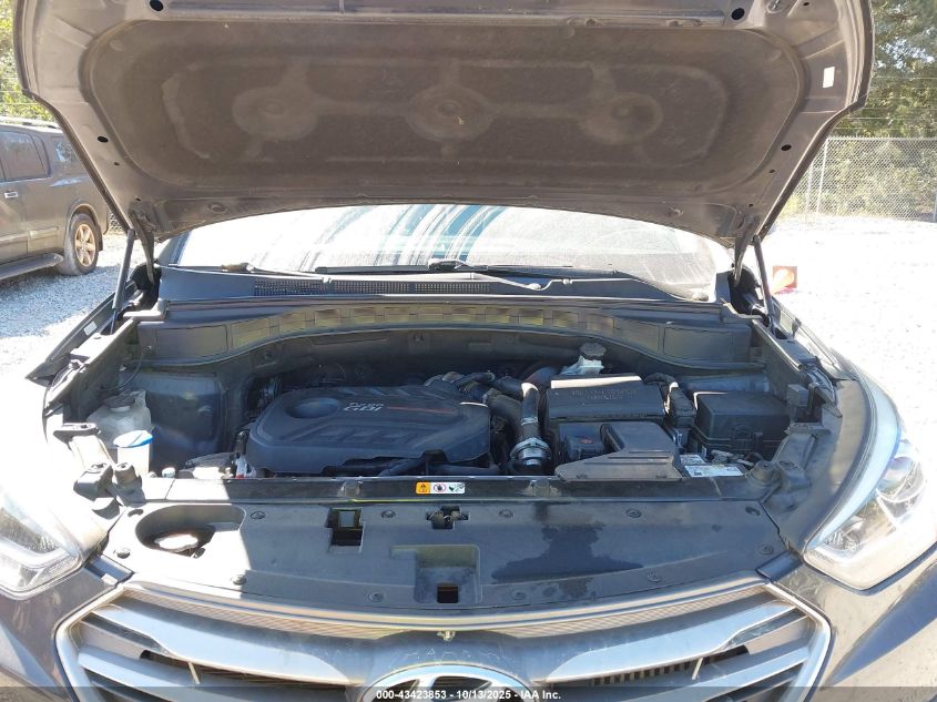 2017 Hyundai Santa Fe Sport 2.0T Ultimate VIN: 5XYZW4LAXHG384750 Lot: 43423853