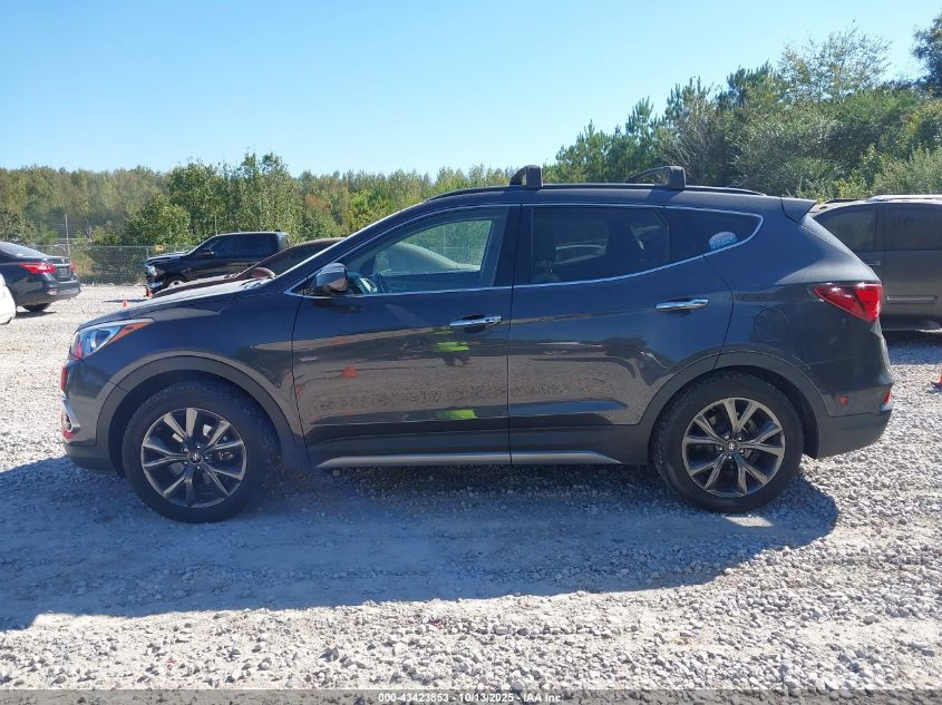 2017 Hyundai Santa Fe Sport 2.0T Ultimate VIN: 5XYZW4LAXHG384750 Lot: 43423853