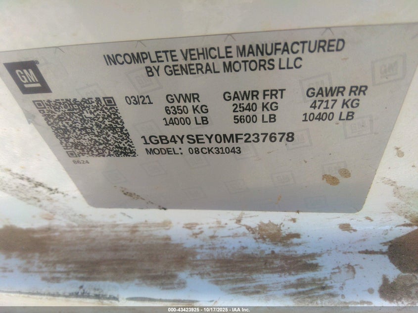 1GB4YSEY0MF237678 2021 CHEVROLET SILVERADO photo no. 8