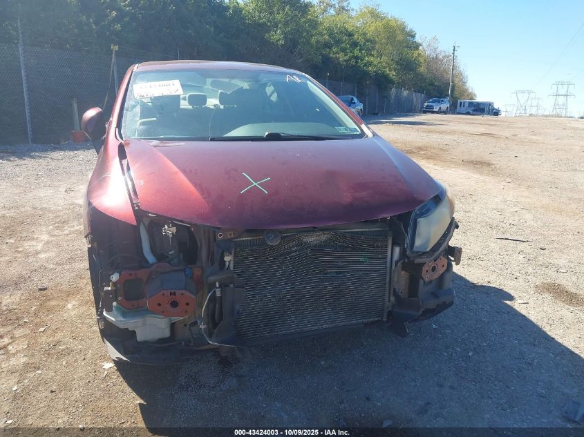 2012 Honda Civic Lx VIN: 19XFB2F59CE327186 Lot: 43424003