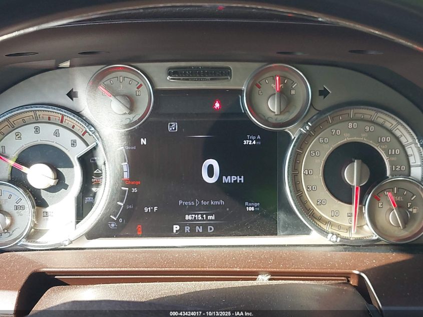 2017 Ram 3500 Laramie Longhorn 4X4 6'4 Box VIN: 3C63R3NL4HG662184 Lot: 43424017