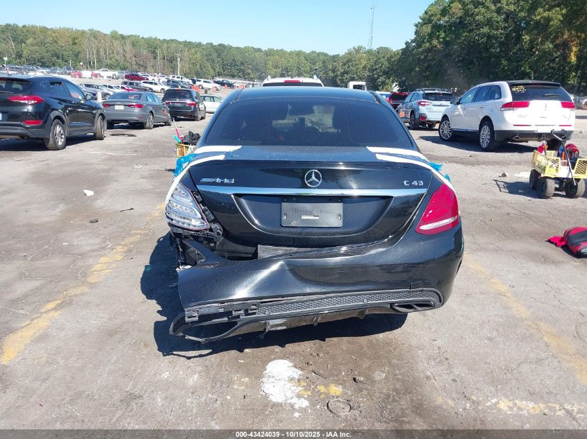 2017 Mercedes-Benz Amg C 43 4Matic VIN: 55SWF6EB8HU202330 Lot: 43424039
