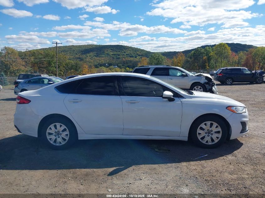 2019 Ford Fusion S VIN: 3FA6P0G77KR229728 Lot: 43424100