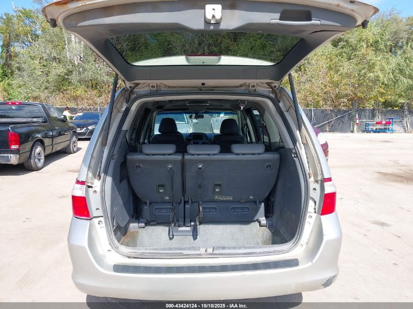 2007 Honda Odyssey Ex-L VIN: 5FNRL38727B405449 Lot: 43424124