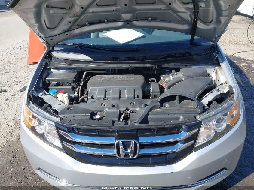 2014 Honda Odyssey Ex-L VIN: 5FNRL5H66EB016040 Lot: 43424189