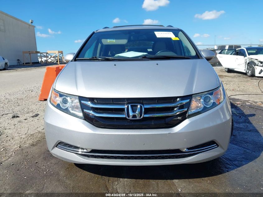 2014 Honda Odyssey Ex-L VIN: 5FNRL5H66EB016040 Lot: 43424189