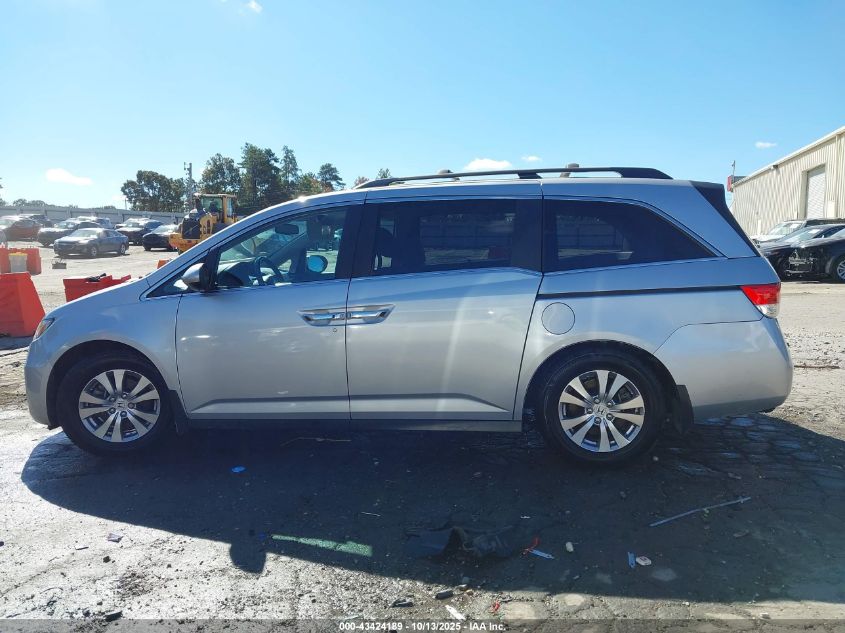 2014 Honda Odyssey Ex-L VIN: 5FNRL5H66EB016040 Lot: 43424189