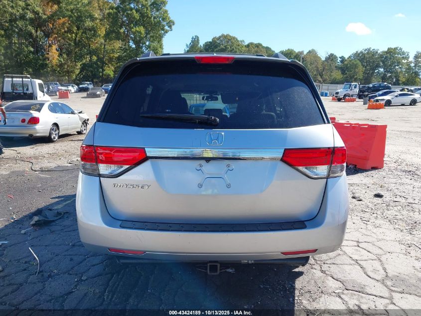 2014 Honda Odyssey Ex-L VIN: 5FNRL5H66EB016040 Lot: 43424189