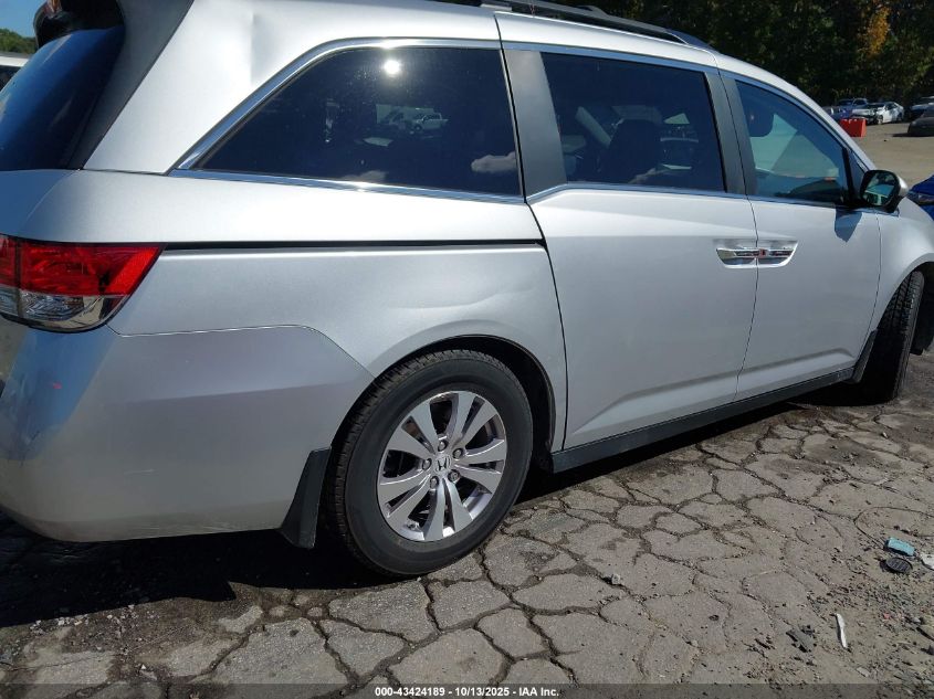 2014 Honda Odyssey Ex-L VIN: 5FNRL5H66EB016040 Lot: 43424189