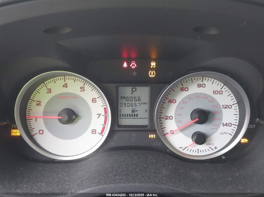 2013 Subaru Impreza 2.0I Premium VIN: JF1GPAD66DH201705 Lot: 43424202