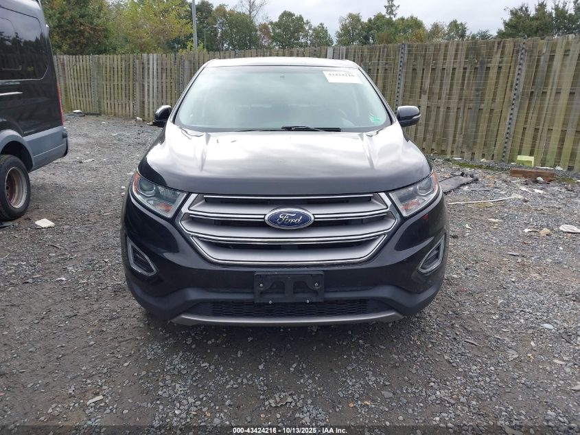2015 Ford Edge Sel VIN: 2FMTK4J93FBB69671 Lot: 43424216