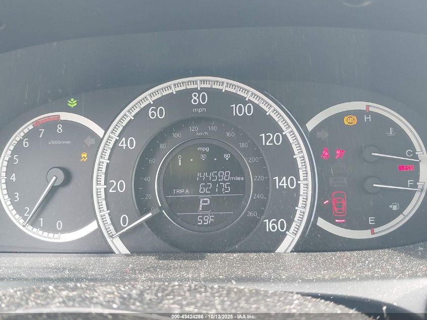 2014 Honda Accord Ex-L VIN: 1HGCR2F8XEA207882 Lot: 43424286