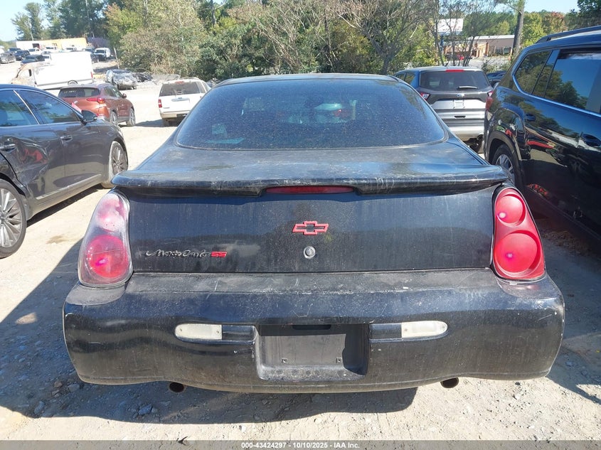 2003 Chevrolet Monte Carlo Ss VIN: 2G1WX12K039370474 Lot: 43424297