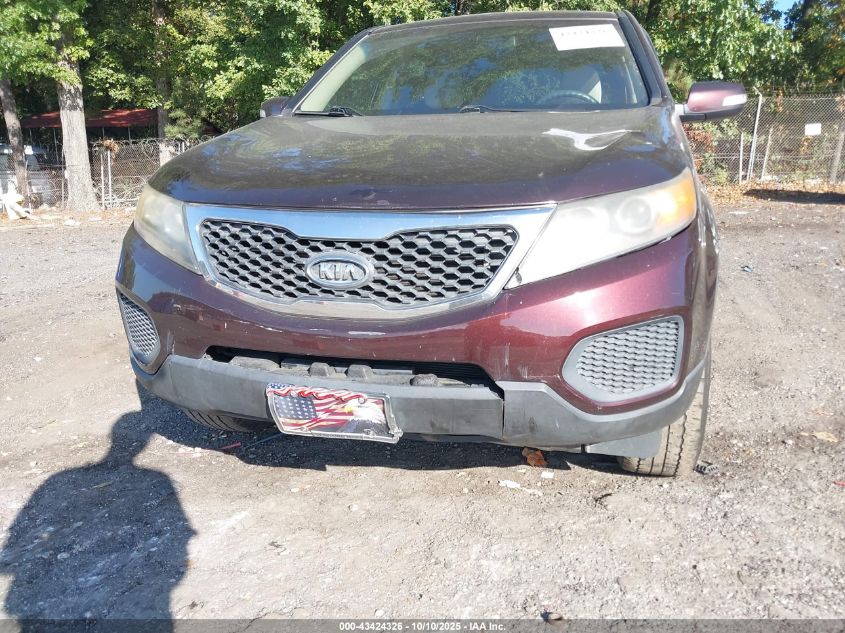2011 Kia Sorento Lx VIN: 5XYKTCA1XBG168153 Lot: 43424326