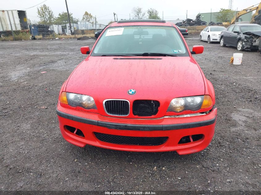 2001 BMW 325I VIN: WBAAV33431EE79475 Lot: 43424342