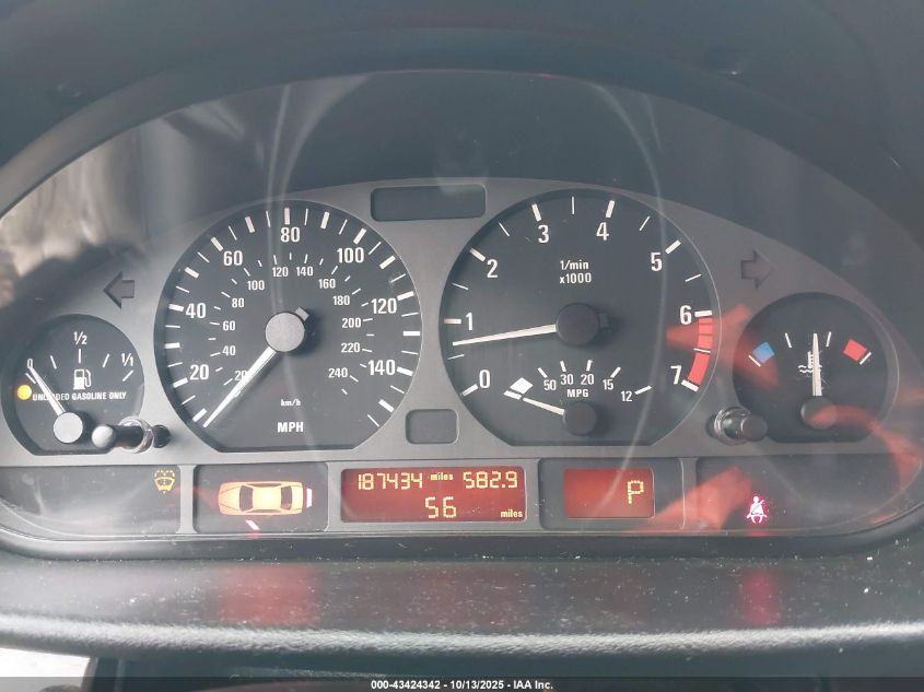 2001 BMW 325I VIN: WBAAV33431EE79475 Lot: 43424342