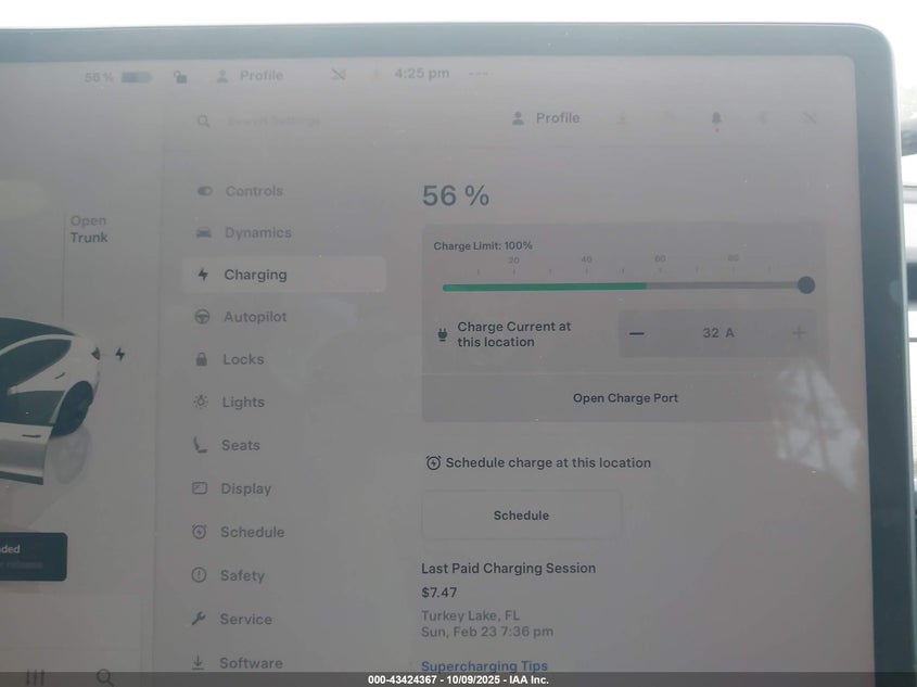 2023 Tesla Model 3 Rear-Wheel Drive VIN: 5YJ3E1EA9PF557880 Lot: 43424367