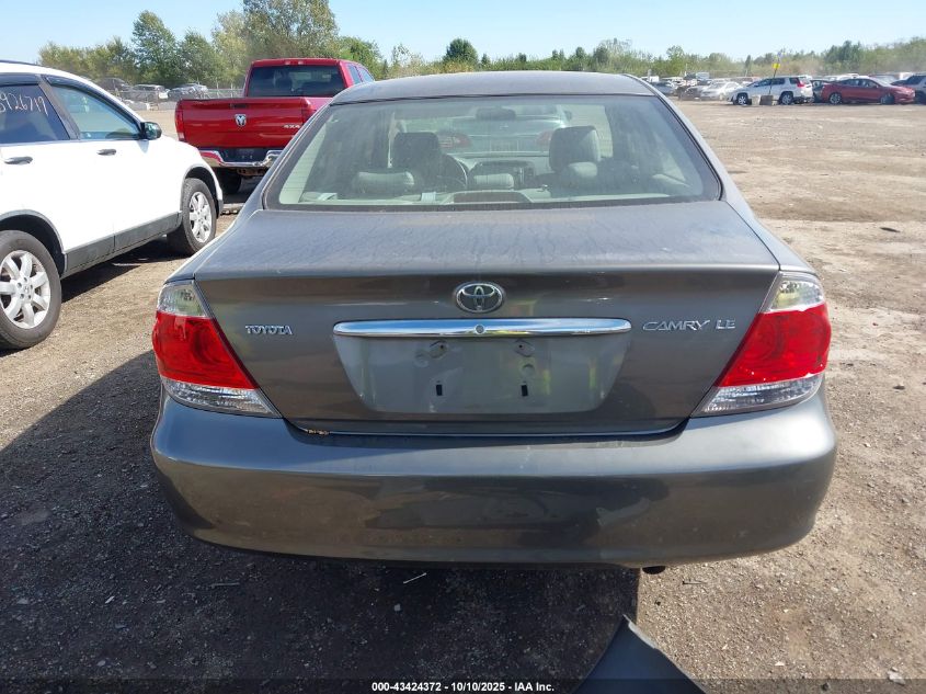 2006 Toyota Camry Le VIN: JTDBE32K163055896 Lot: 43424372