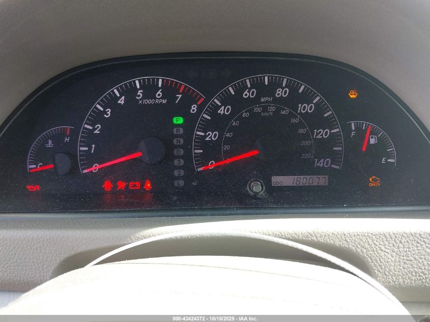 2006 Toyota Camry Le VIN: JTDBE32K163055896 Lot: 43424372