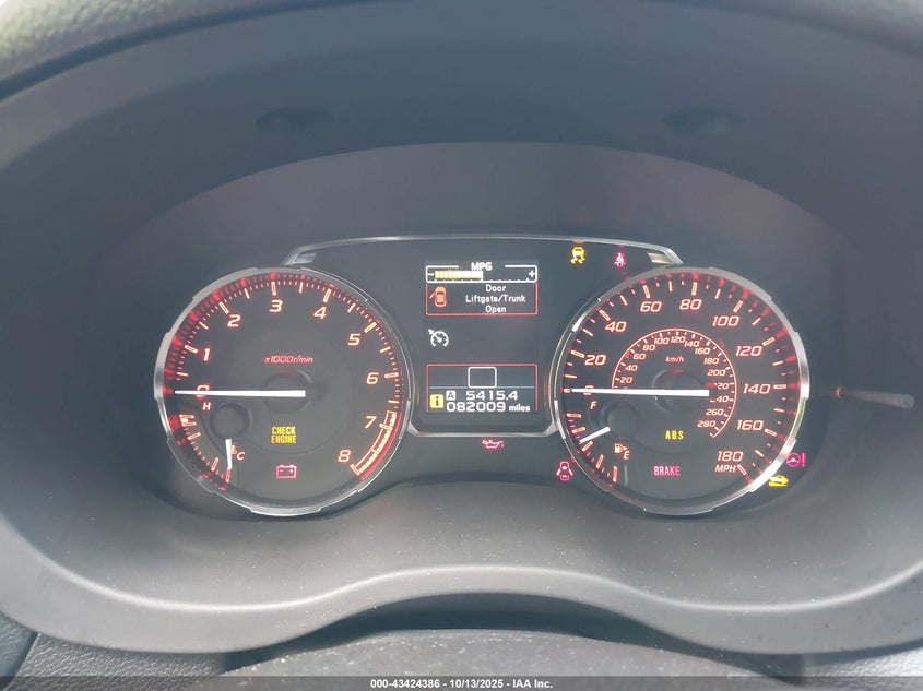 2015 SUBARU WRX JF1VA1A68F9816153