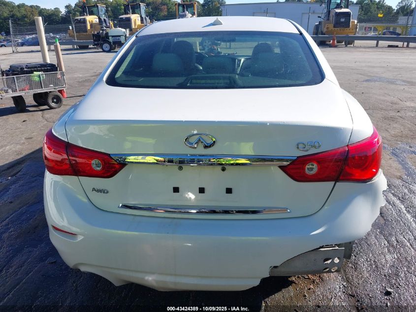 2015 Infiniti Q50 Premium VIN: JN1BV7AR0FM419552 Lot: 43424389