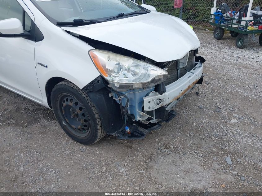 2012 Toyota Prius C Three VIN: JTDKDTB34C1512977 Lot: 43424414