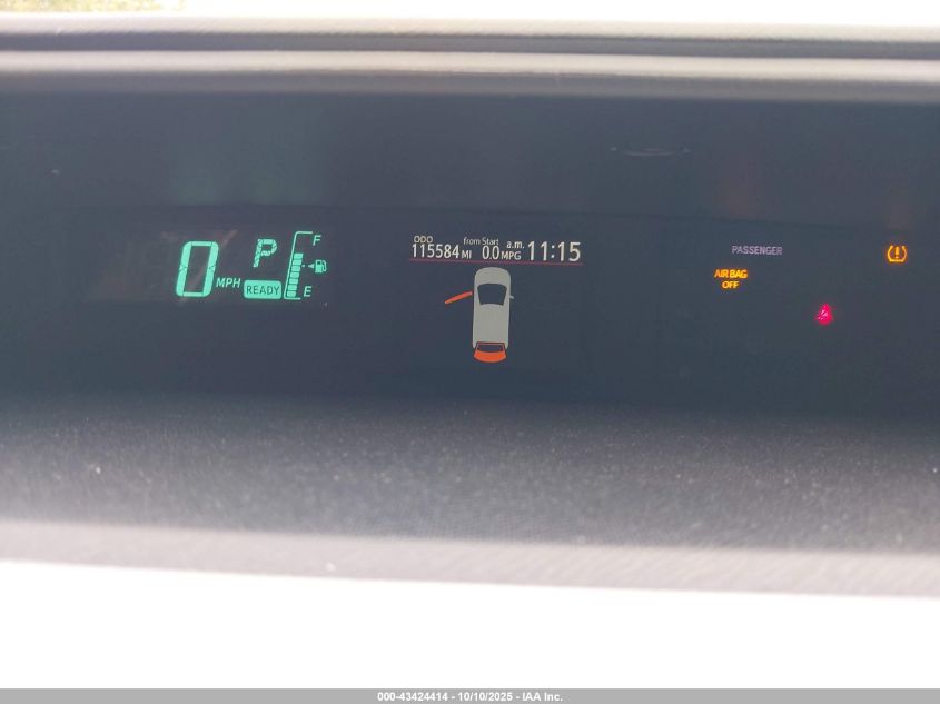 2012 Toyota Prius C Three VIN: JTDKDTB34C1512977 Lot: 43424414