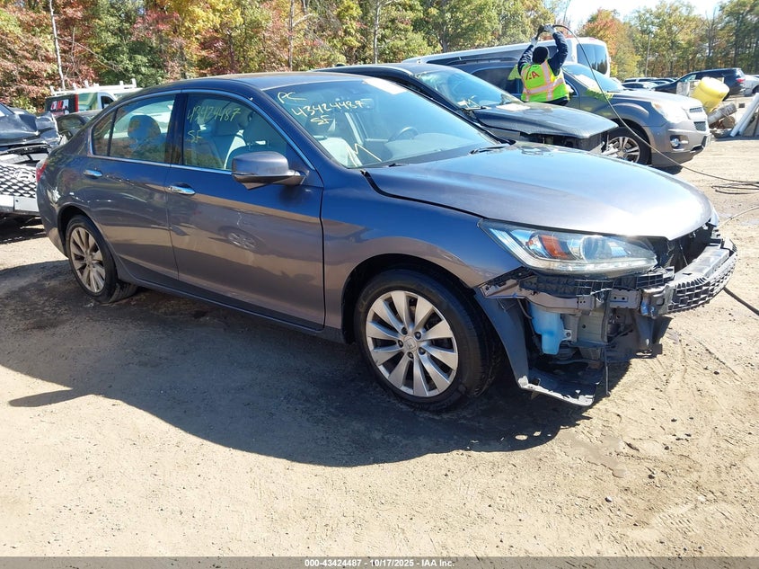 1HGCR3F84EA015217 2014 Honda Accord Ex-L V-6 auction photo 1