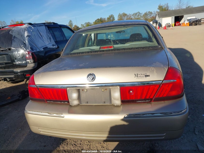 1999 Mercury Grand Marquis Gs VIN: 2MEFM74WXXX703928 Lot: 43424489