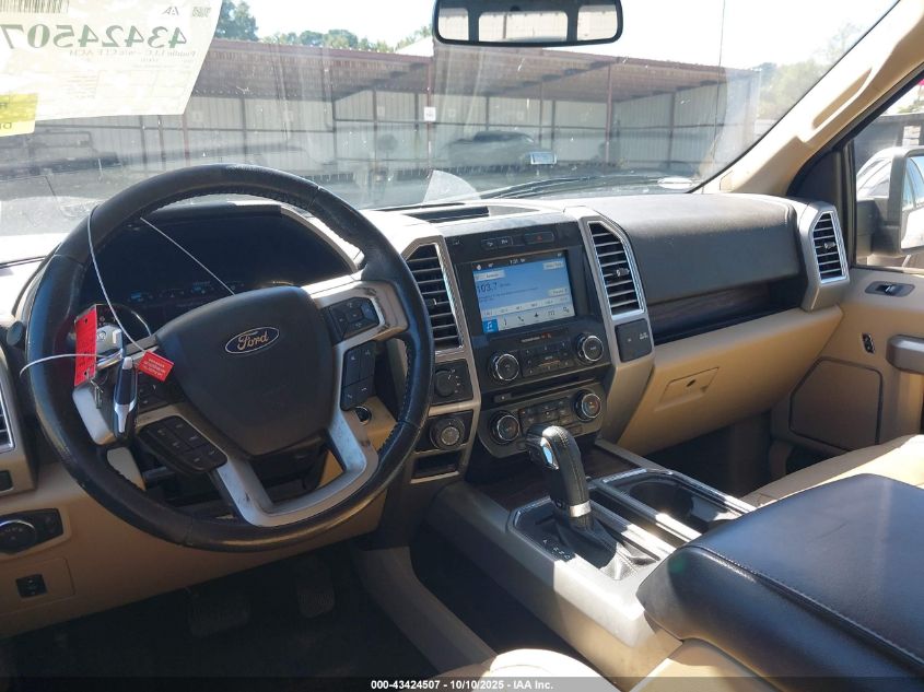 2016 Ford F-150 Lariat VIN: 1FTEW1EF9GKE42927 Lot: 43424507