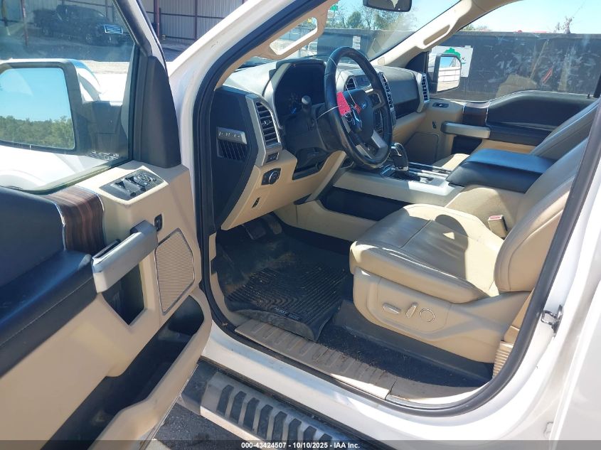 2016 Ford F-150 Lariat VIN: 1FTEW1EF9GKE42927 Lot: 43424507