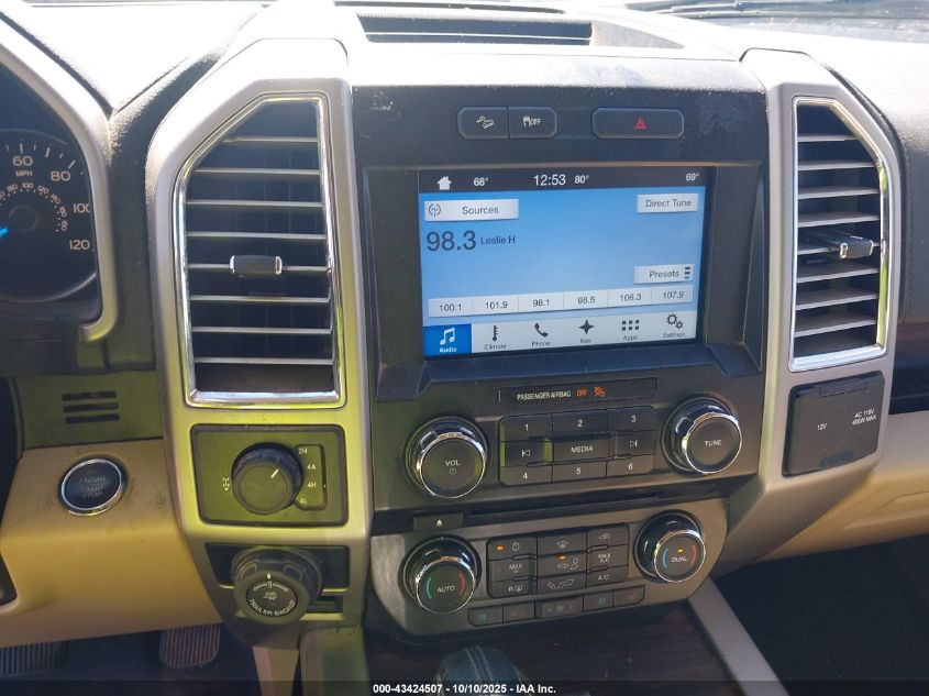 2016 Ford F-150 Lariat VIN: 1FTEW1EF9GKE42927 Lot: 43424507