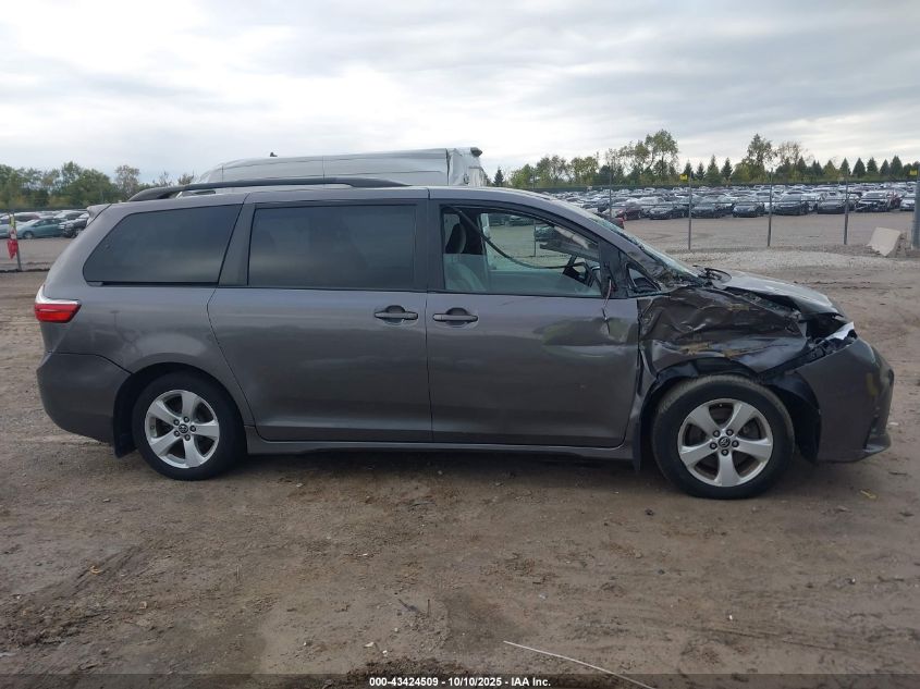 2019 Toyota Sienna Le 8 Passenger VIN: 5TDKZ3DC8KS970411 Lot: 43424509
