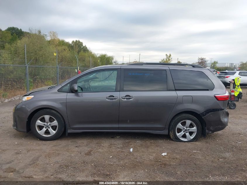 2019 Toyota Sienna Le 8 Passenger VIN: 5TDKZ3DC8KS970411 Lot: 43424509