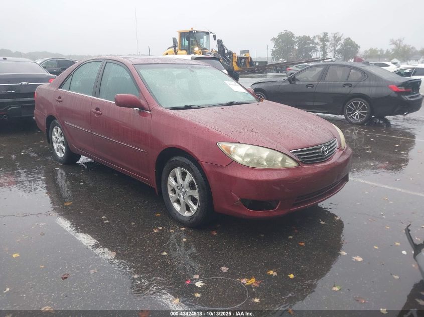 2006 Toyota Camry Xle V6 red sedan gasoline JTDBF32KX60169801 photo #1