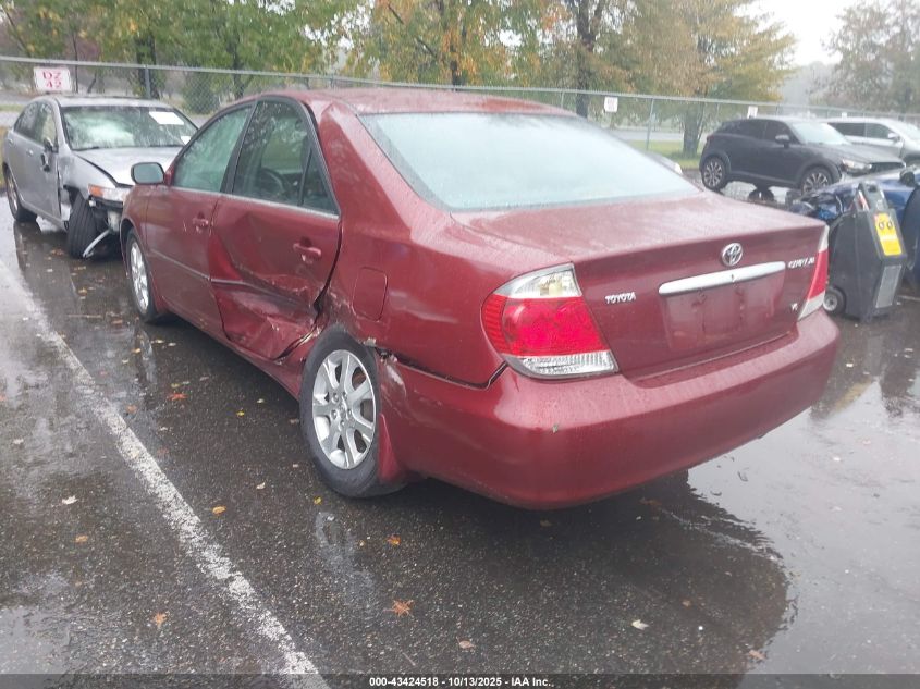 2006 Toyota Camry Xle V6 red sedan gasoline JTDBF32KX60169801 photo #4