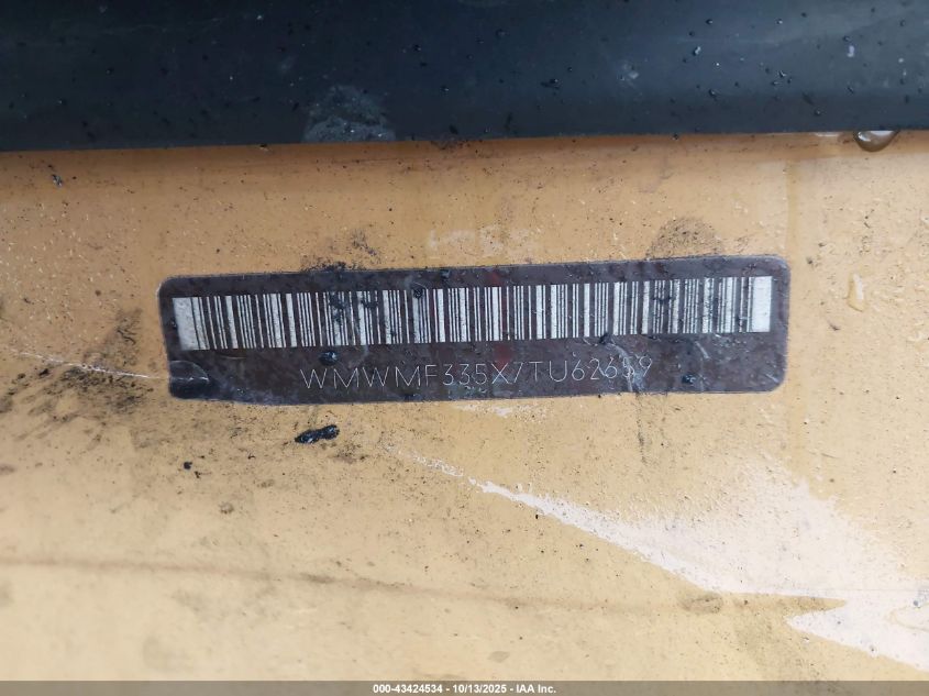 2007 Mini Cooper VIN: WMWMF335X7TU62659 Lot: 43424534