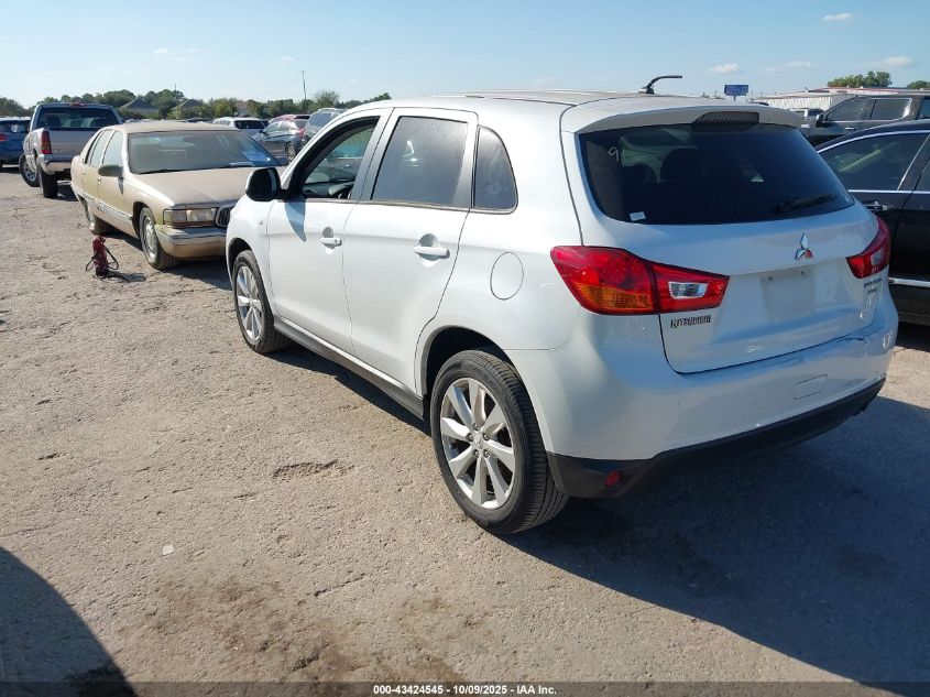 2015 Mitsubishi Outlander Sport Es VIN: 4A4AP3AU0FE011314 Lot: 43424545