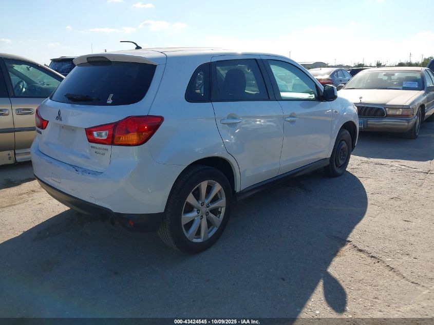 2015 Mitsubishi Outlander Sport Es VIN: 4A4AP3AU0FE011314 Lot: 43424545